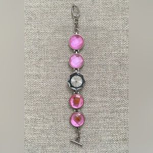 🛍️Cute pink watch! Stainless Steel NWOT